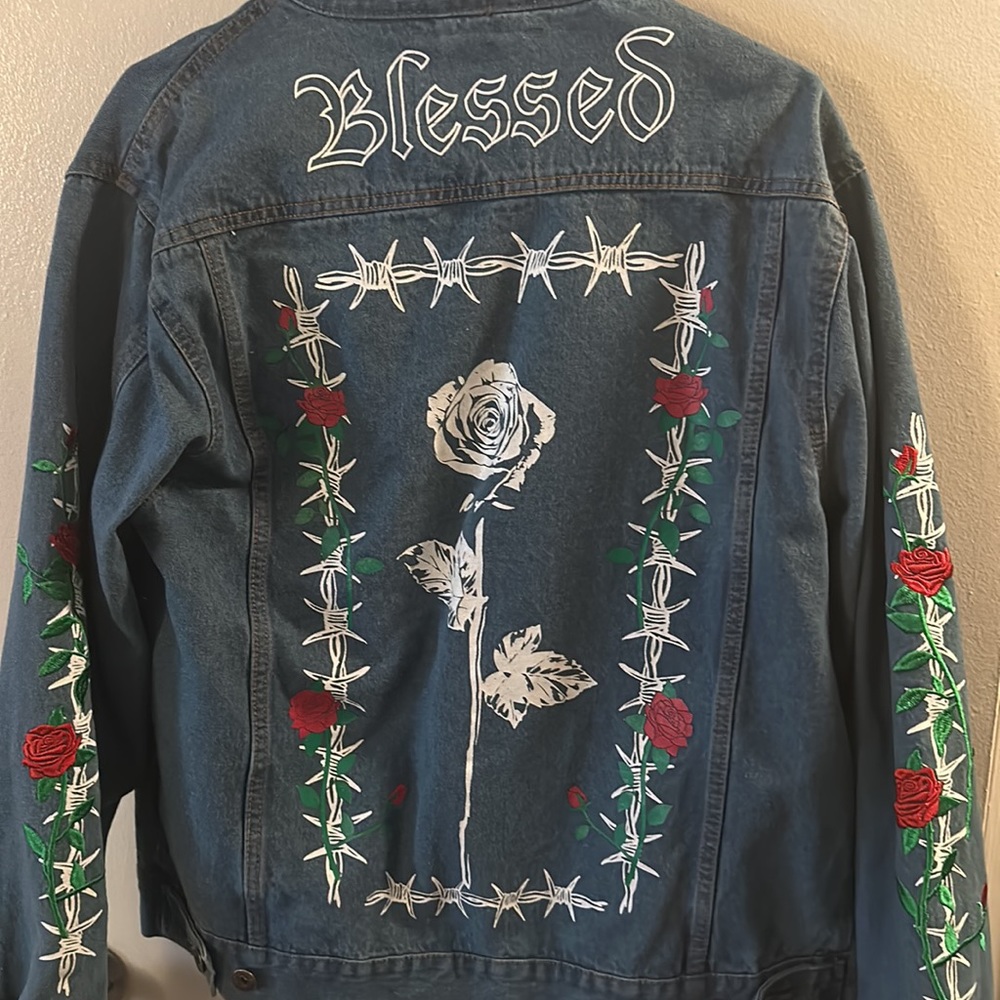BLESSED denim jacket